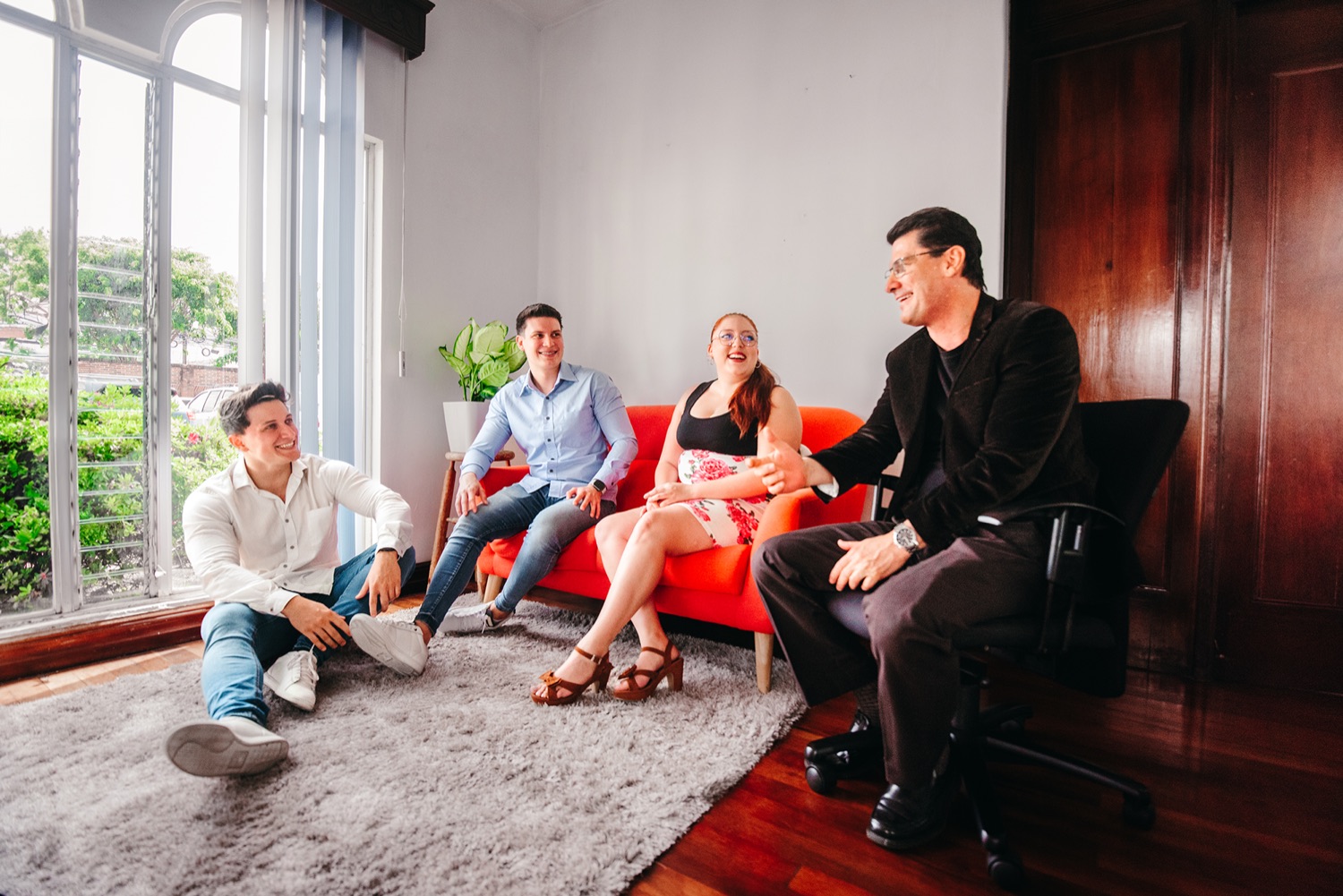 Equipo de Aditum en sus oficinas en Santo Domingo, Heredia